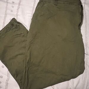 Olive Green Chino Pants